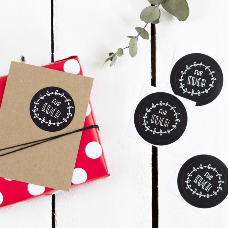 10x Sticker "Für Euch" – Bild 2
