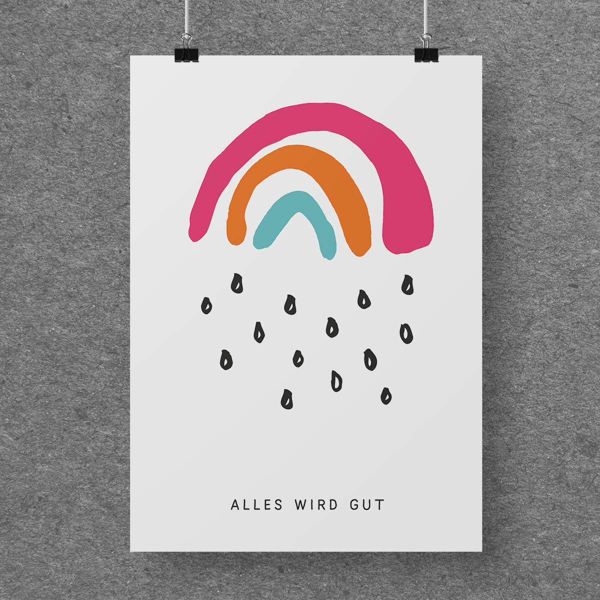 Poster Kleiner Regenbogen