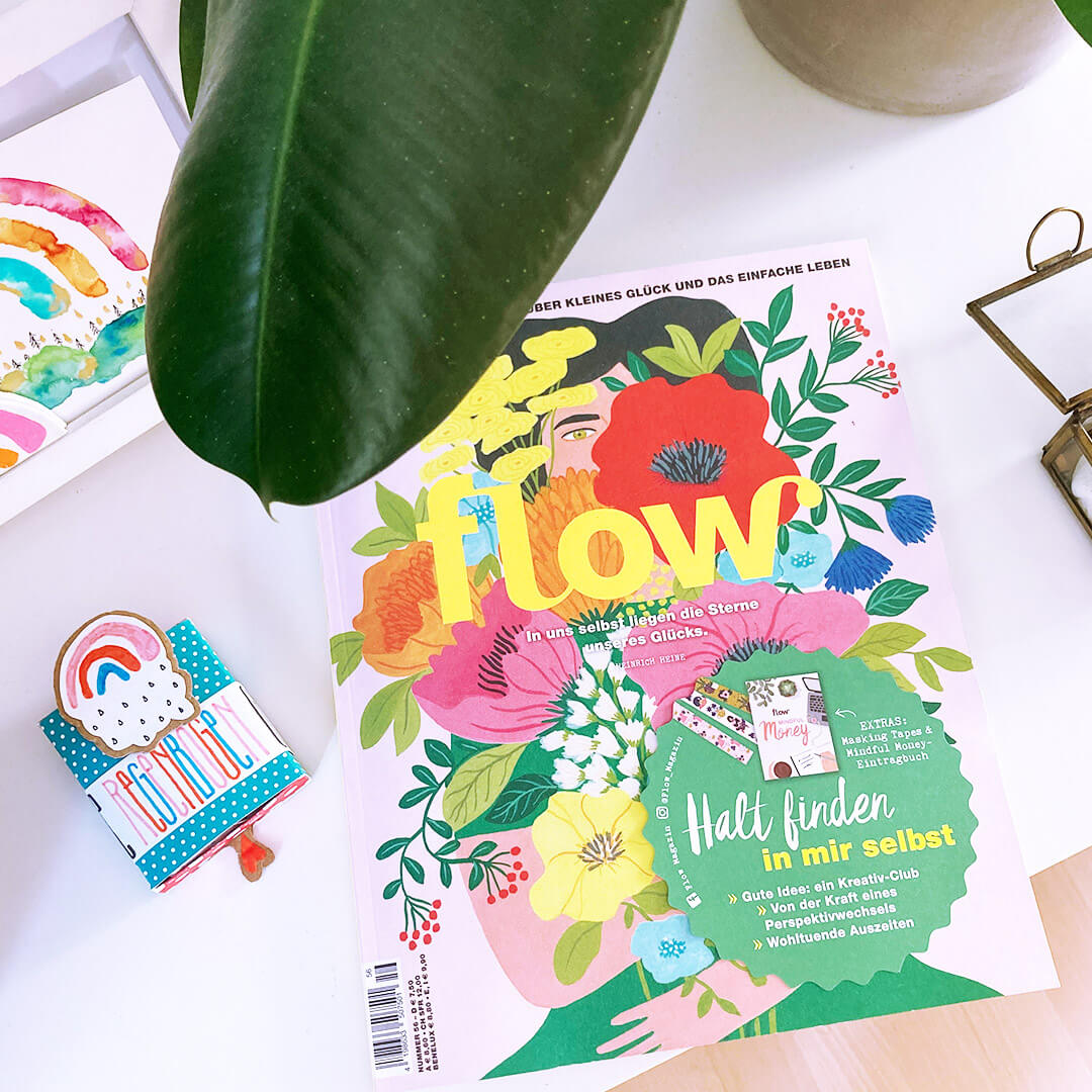 Kleiner Regenbogen im Flow Magazin