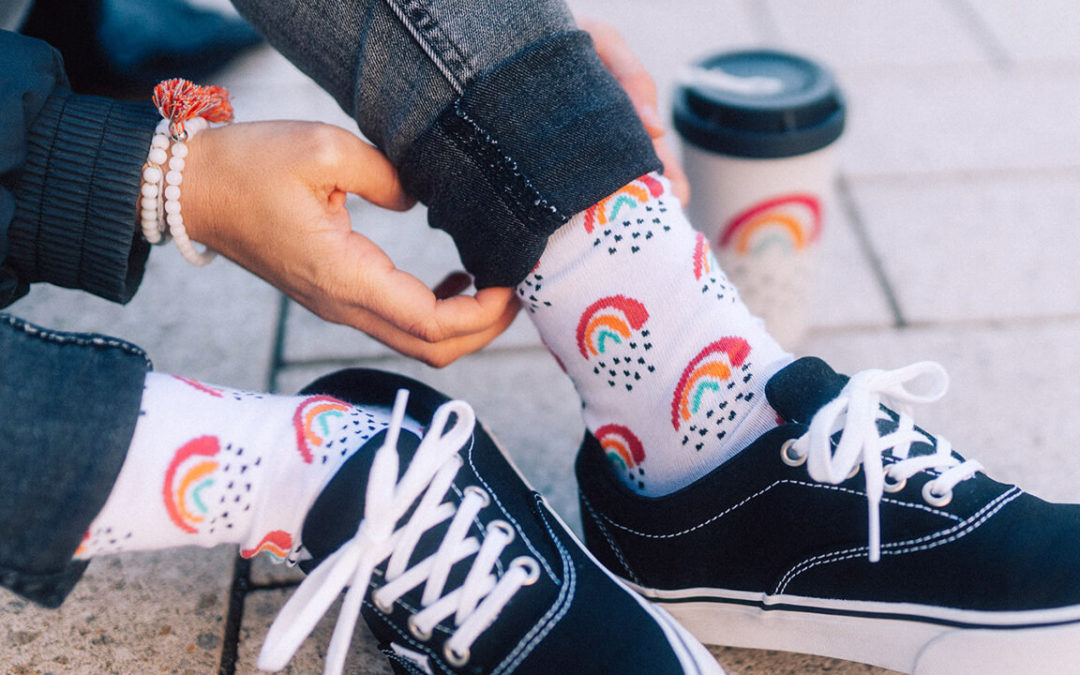 Die Kleinen Regenbogen Socken sind zurück